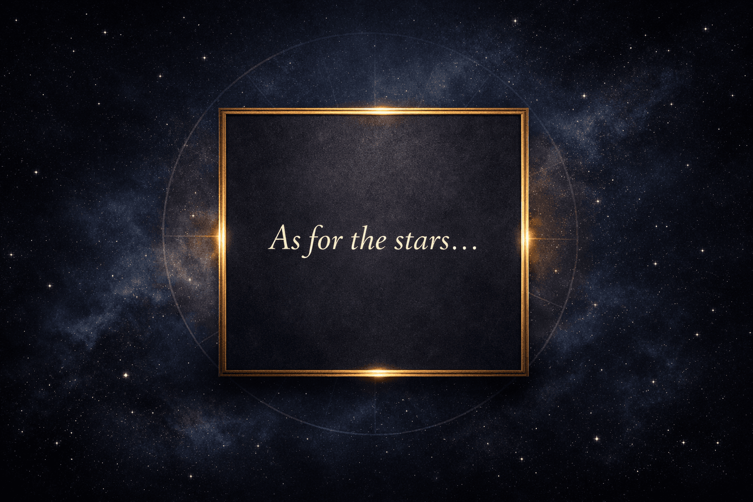 Celestial background